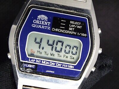 orient lcd watch