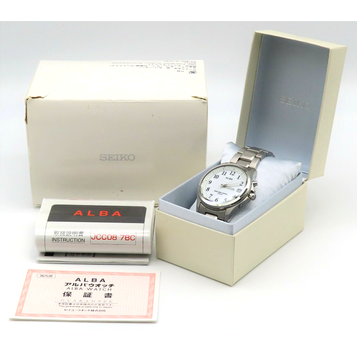 Genuine warranty] SEIKO Seiko ALBA solar radio watch AEFY503 dial