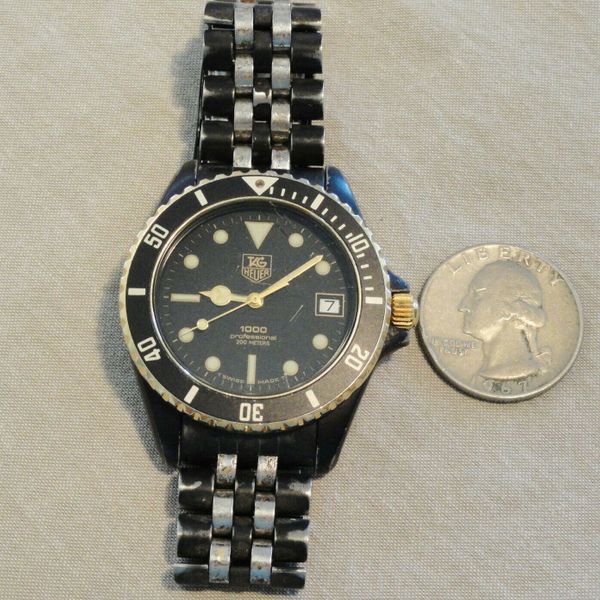 Vintage Tag Heuer 980.029 Diver Watch New Battery Runs Great Rough