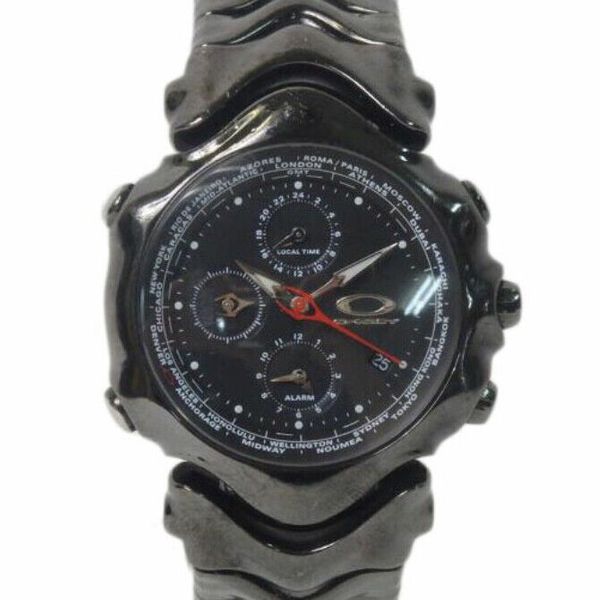 OAKLEY GMT メタリック クォーツ式腕時計 OAKLEY GMT メタリック クォーツ式腕時計