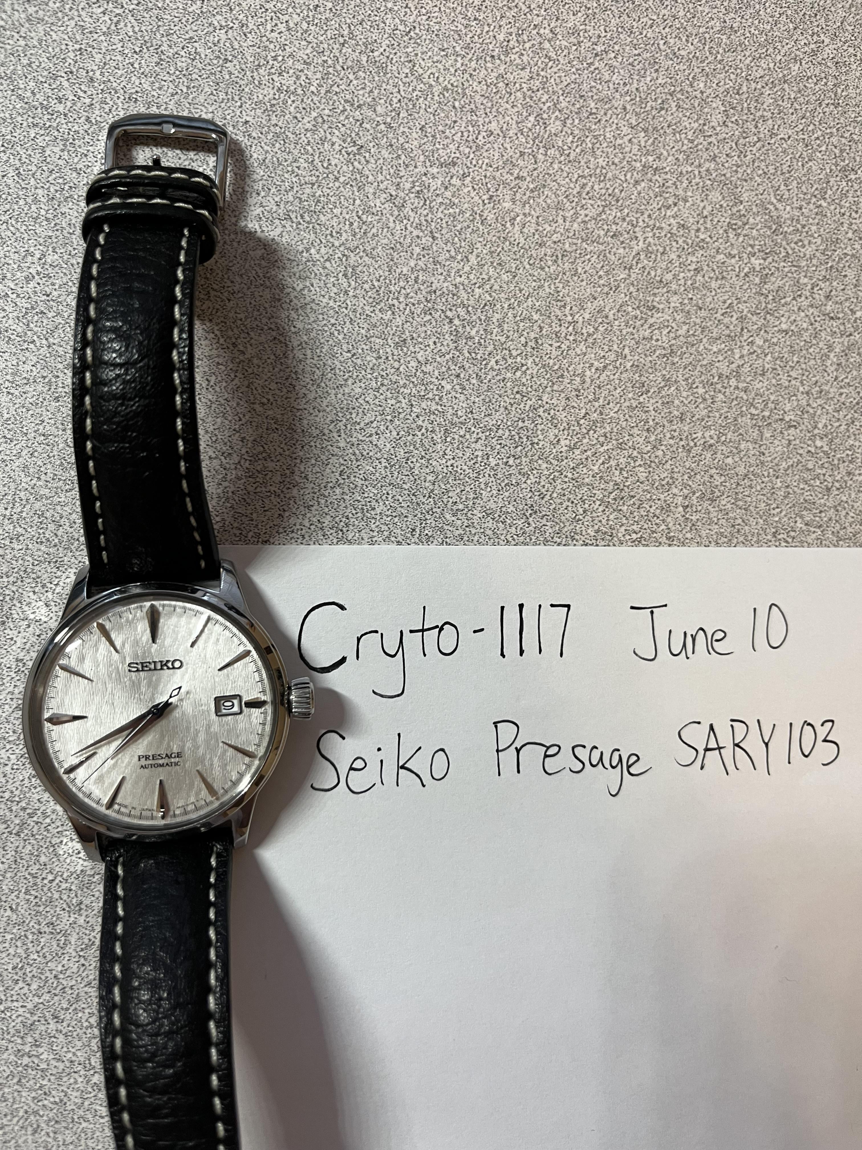 Seiko presage outlet sary103