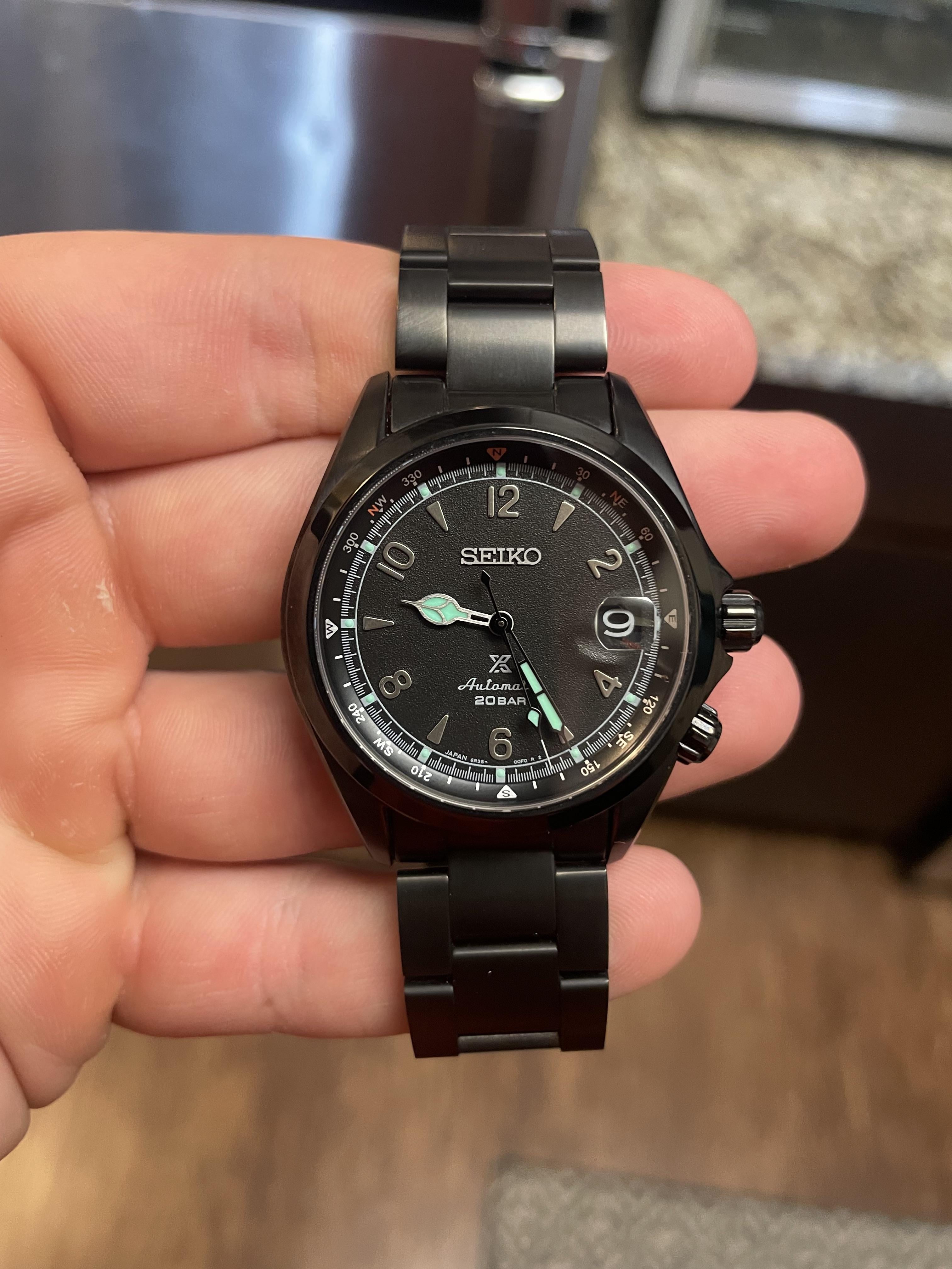 [WTS] Seiko Alpinist Black SPB337 Limited Edition / LIKE NEW / FULL KIT ...