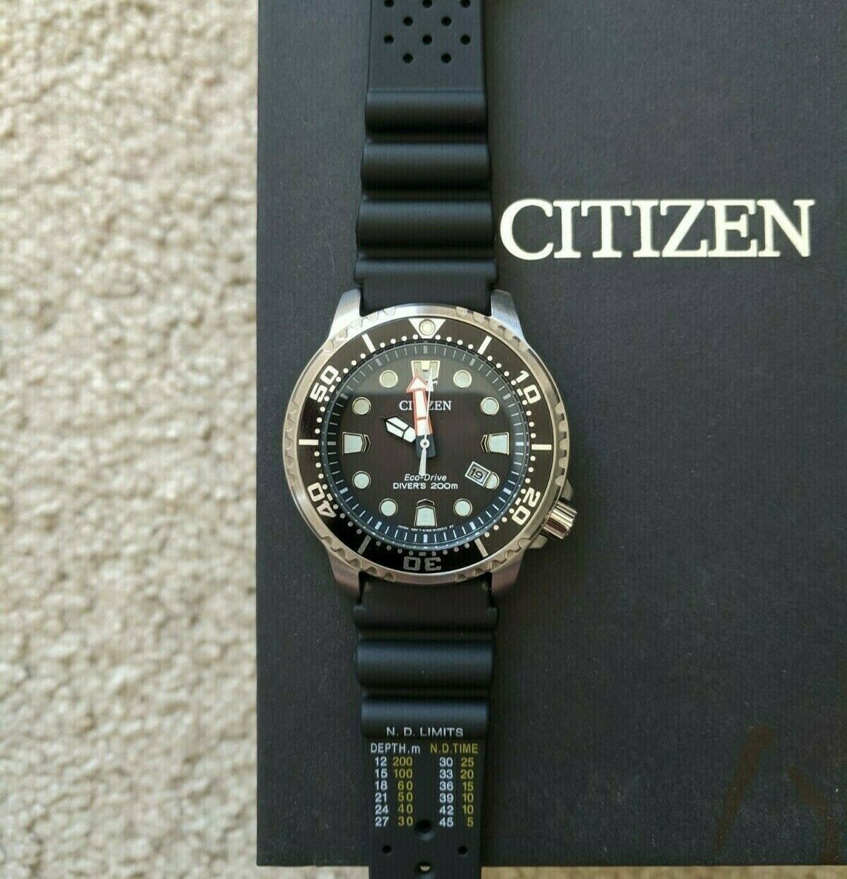 citizen promaster diver black