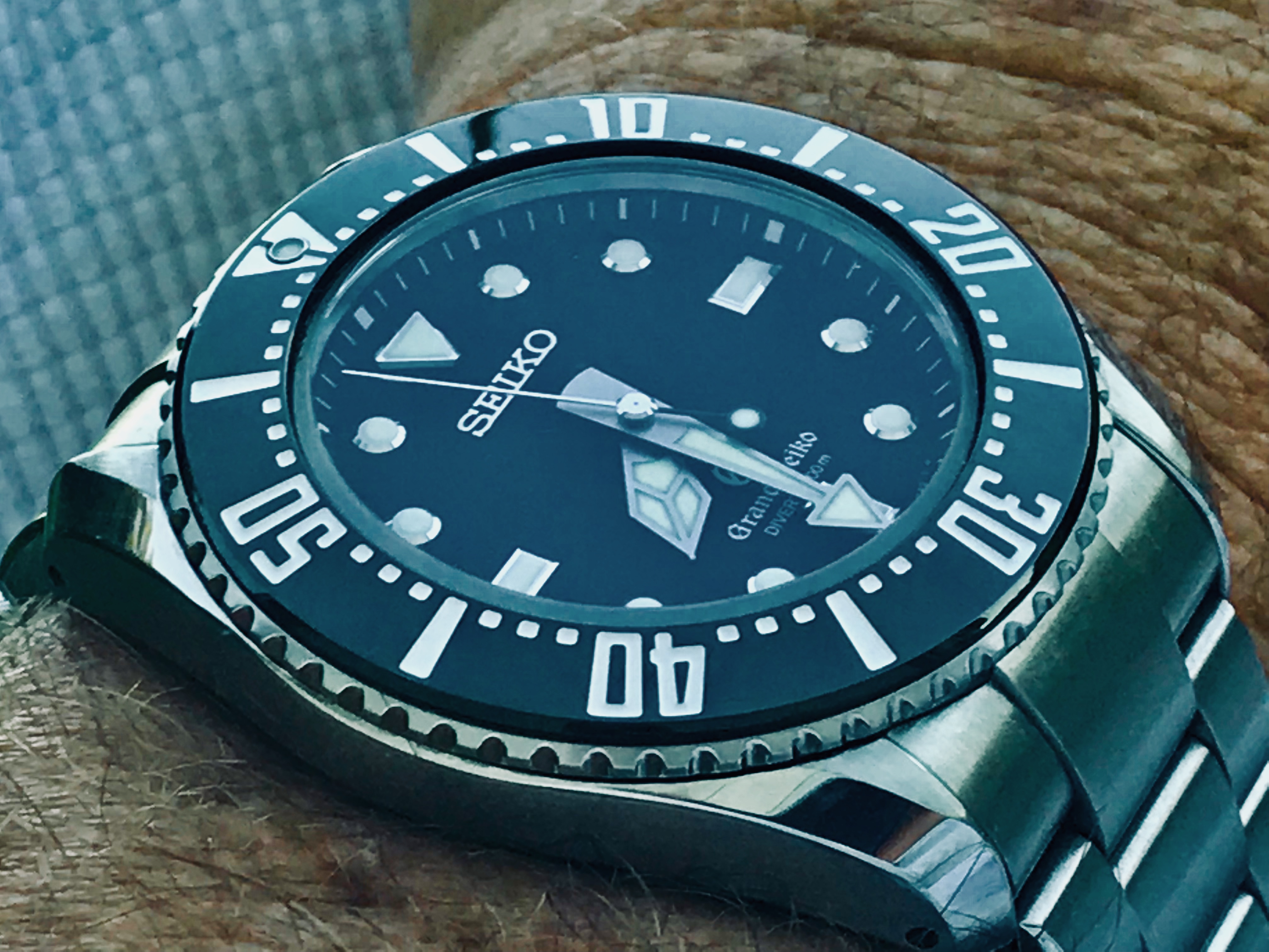 FS Grand Seiko HAQ 9F Diver SBGX117 Discontinued $3000 OBO CONUS |  WatchCharts