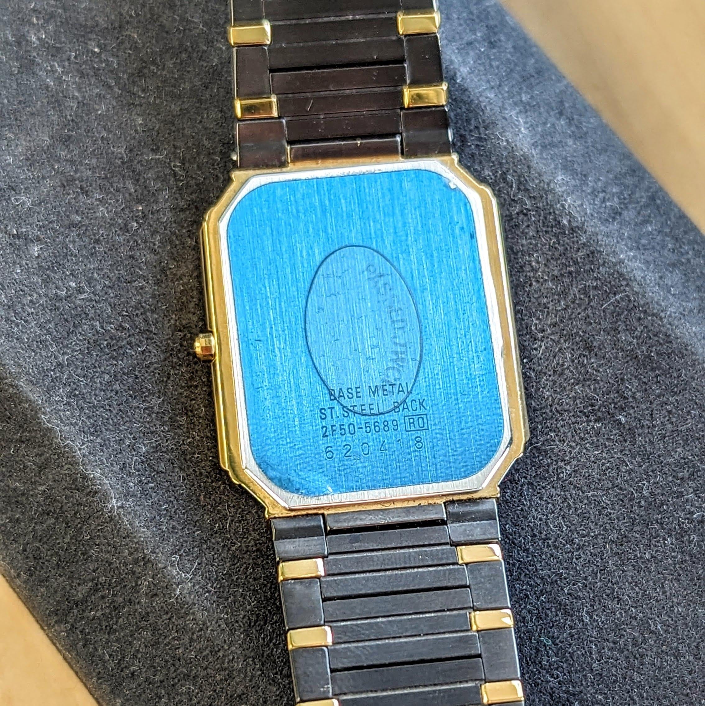 WTS] 1986 Seiko LASSALE Quartz Watch Ref. 2F50-5689 Two-Tone ALL Original!  Box & Papers! | WatchCharts Marketplace