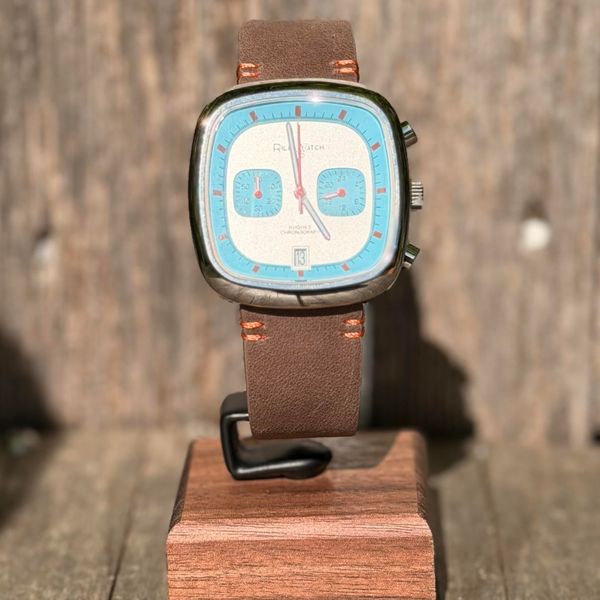 [WTS] Riley Watch Co - Howard Hughes Chronograph HH01 - Sky Blue Silver ...