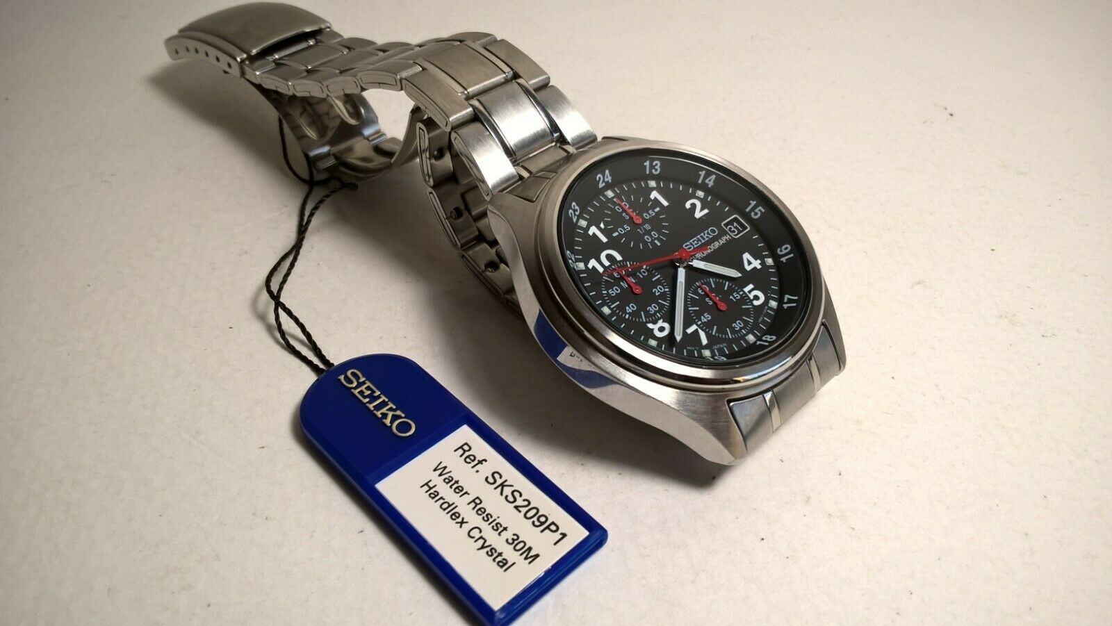 Sporty Seiko SKS209P1 V657-7110 Quartz Chronograph; Original