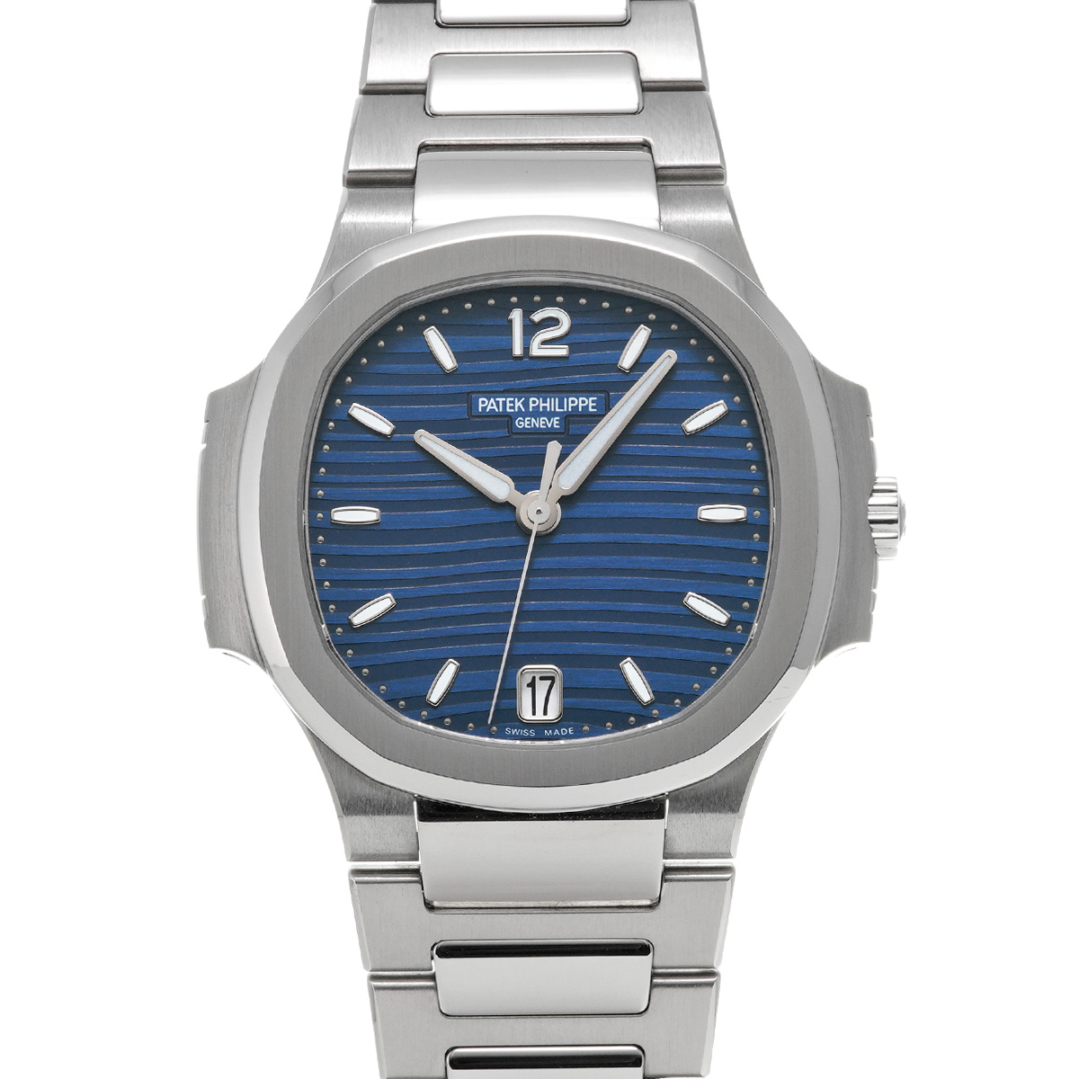 Patek Philippe  Ladies' Nautilus Blue Dial Stainless Steel 7118/1A-001