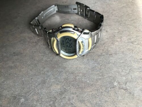 Casio Baby G Shock Silver Metal Band Msg-135 2488 Module 100m