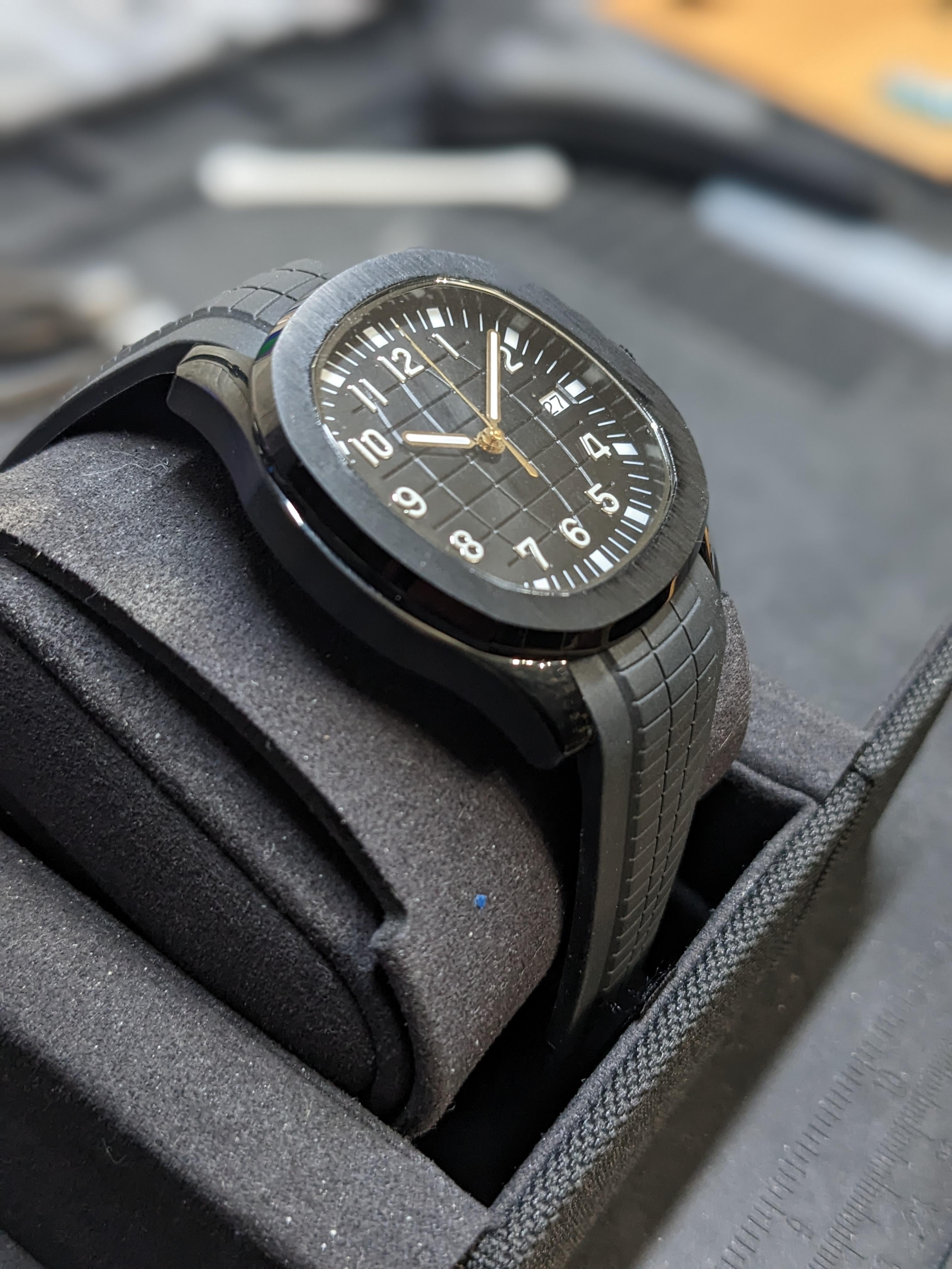 WTS] Custom Seikonaut Mod: PVD Black - Seiko NH35 Auto - Sapphire