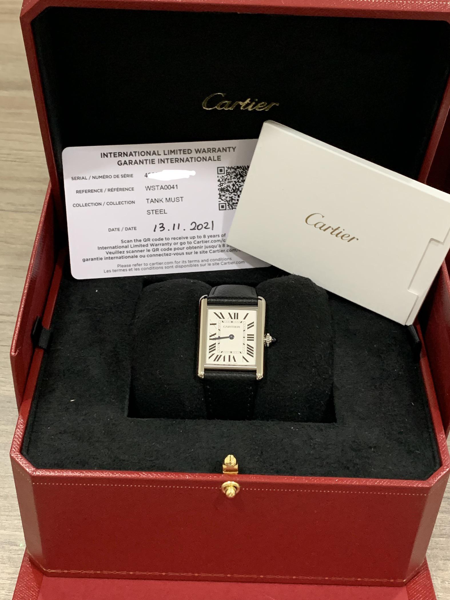 [WTS] Brand New Cartier Tank Must Large | WatchCharts