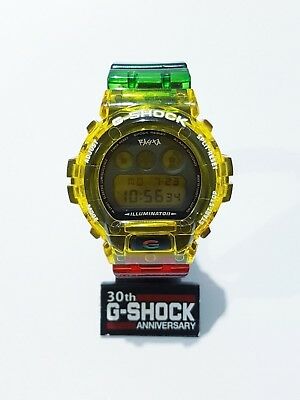 G Shock Vintage DW 8400 Mudman Rastafarian Jelly Reggae Bob Marley