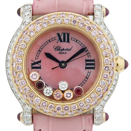 Chopard HAPPY SPORT Diamond Bezel Moving 5P Diamond 2P Ruby 27