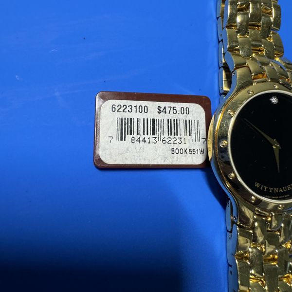 WTS] Wittnauer JV8223 9514 Museum Gold Tone Men display picture 2