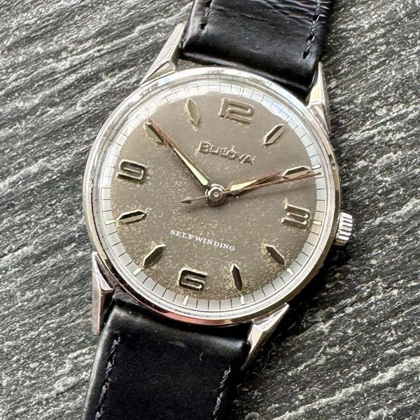 BEAUTIFUL VINTAGE BULOVA AUTOMATIC MEN WRISTWATCH CIRCA:1961â s ...