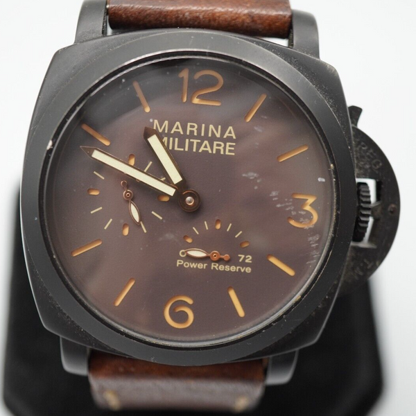 Parnis Marina Militare Automatic GMT Panerai Homage Power