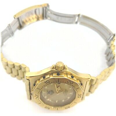 Tag Heuer Watch 934.413 3000 Gold Plated operates normally 1509166