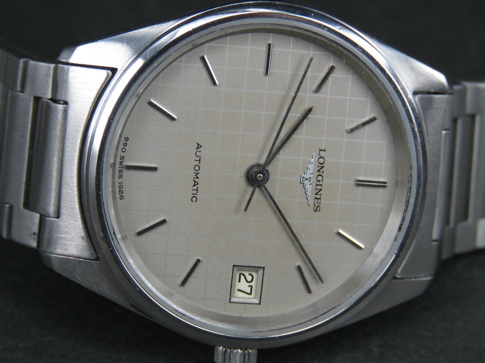 VINTAGE LONGINES 990 SWISS 1626 STAINLESS STEEL SS