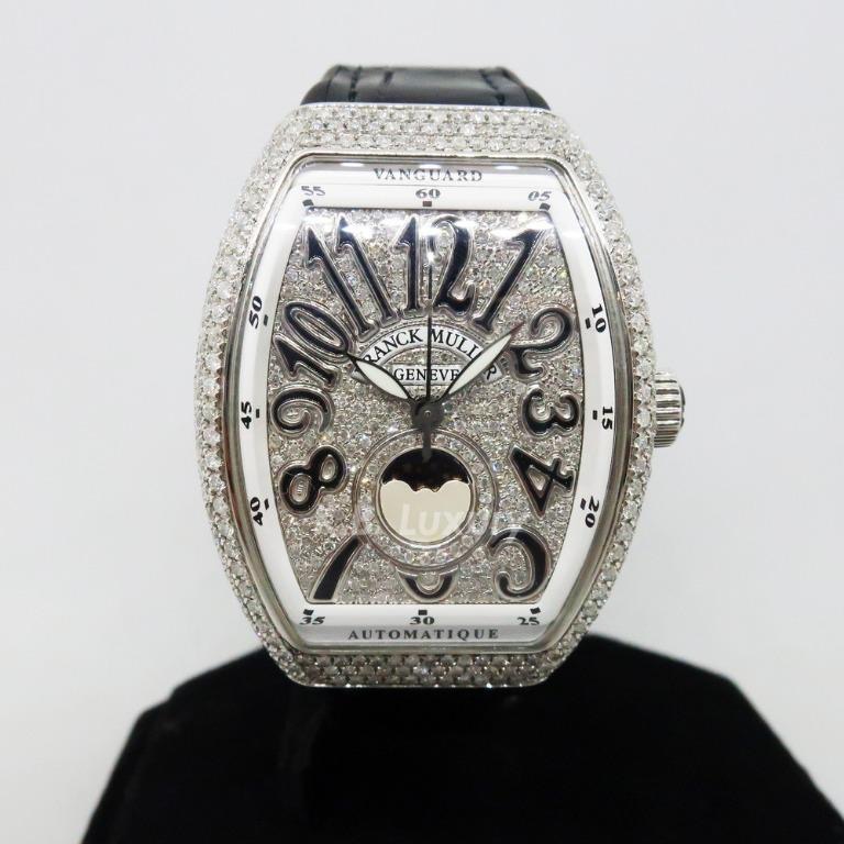 Franck Muller Vanguard Moonphase Lady V 32 SC AT FO L Black