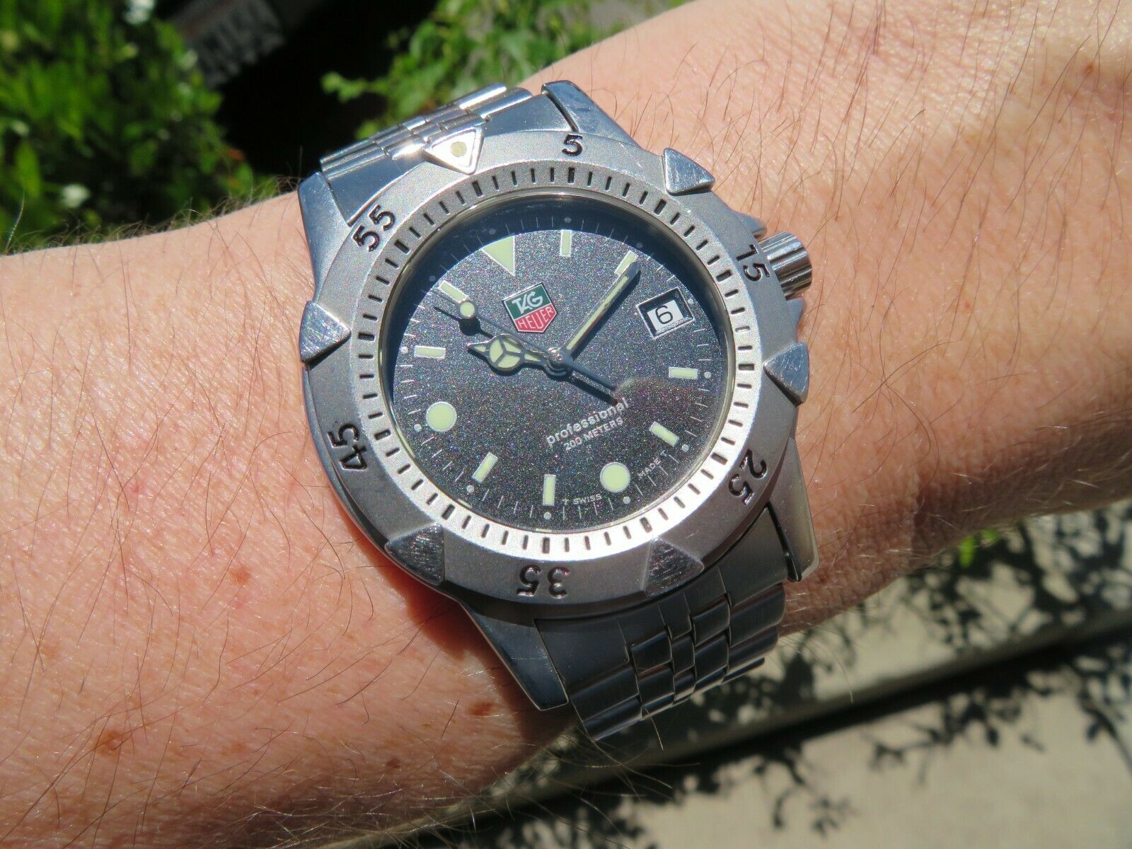 TAG Heuer WD1211-K-20 メンズ腕時計 18.5cm 動作品 Mens TAG HEUER 