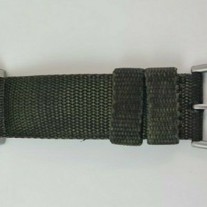 Seiko Chronograph Watch Wristwatch 7T92-OJSO Green Canvas Strap 100M |  WatchCharts