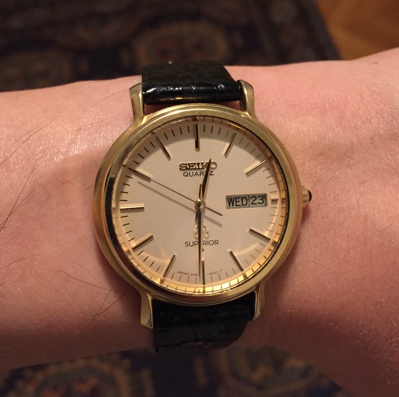 FS: Seiko Superior 9983-8020 Cap Gold, $700 Shipped | WatchCharts  Marketplace