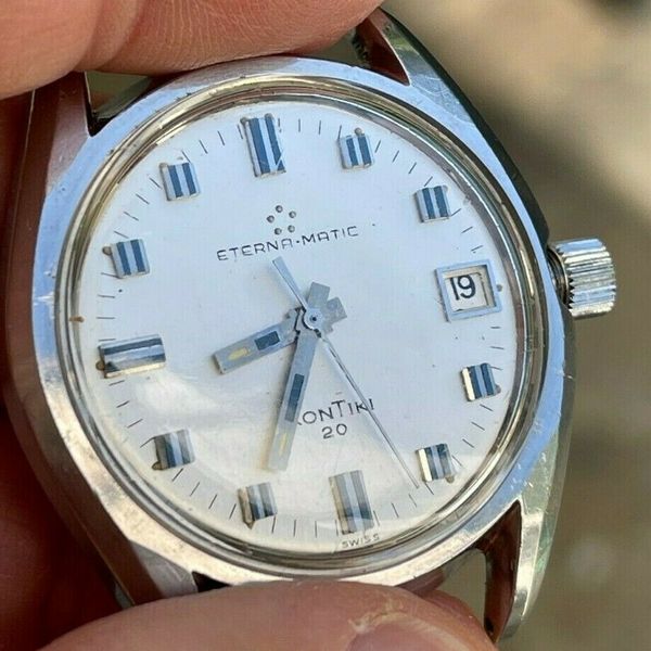 VINTAGE ETERNA KONTIKI 20 FOR PARTS OR REPAIR | WatchCharts