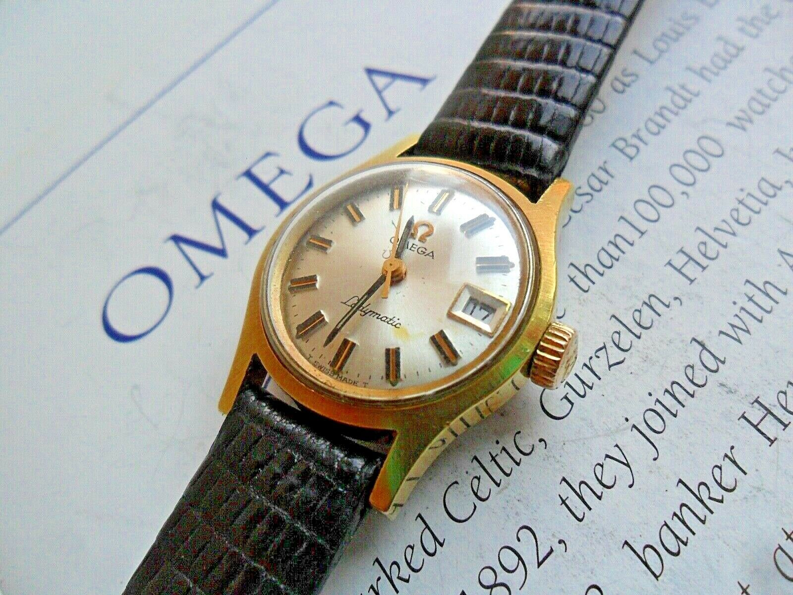 Clean SIGNED Vintage 1969 Lady s Omega Ladymatic 17J Cal. 680