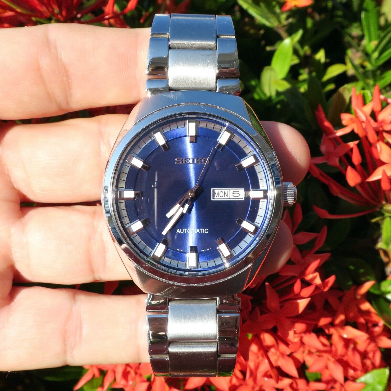 SEIKO Recraft Automatic Blue Dial 21 Jewel Men's Watch - SNKN41 MSRP ...