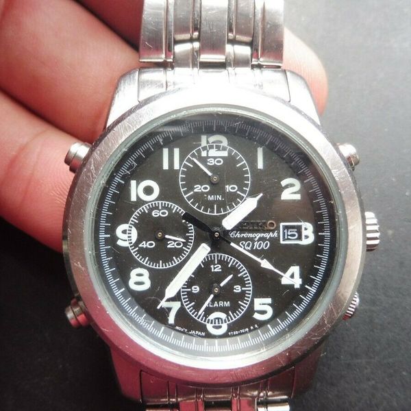 seiko chronograph 7T32-7E10 quartz watch_(READ DESCRIPTION) | WatchCharts