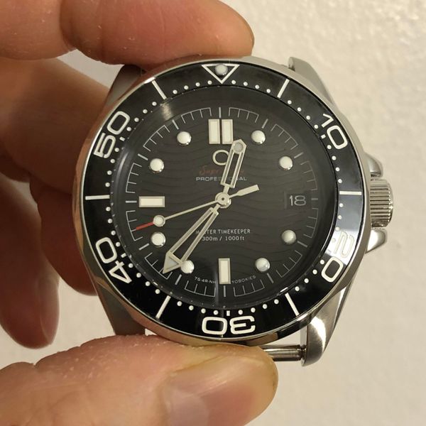 WTS] Seiko SKX007 based Seamaster Professional 300m black wave dial and  ceramic bezel insert homage mod | WatchCharts