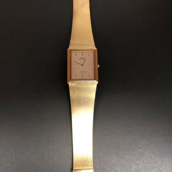 Vintage Mens Seiko LaSalle 14k Gold Watch with Gold Plated Band in Great  Shape | WatchCharts