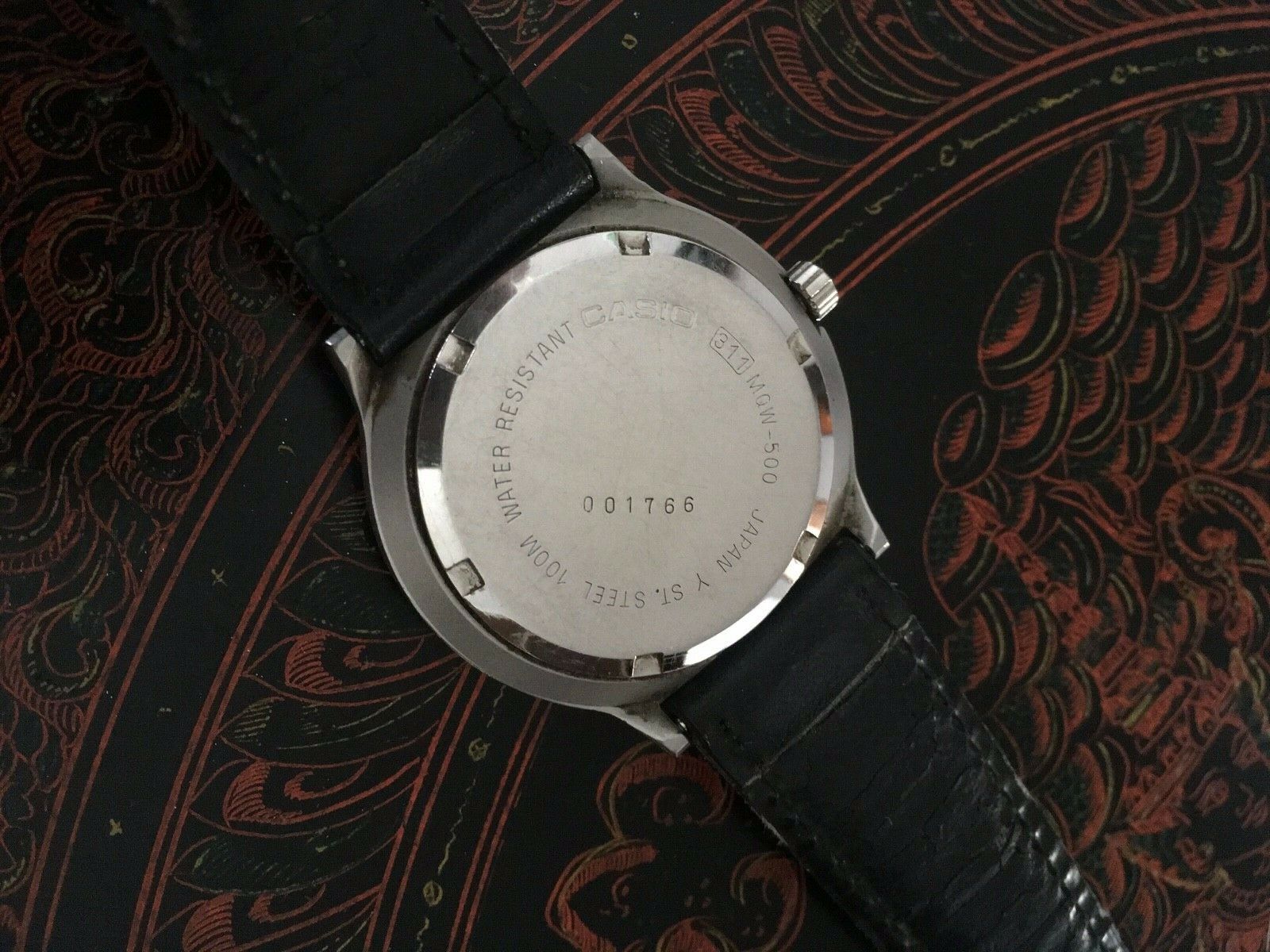 Casio MQW-500 Module 311 Steel Case Quartz Watch Japan 