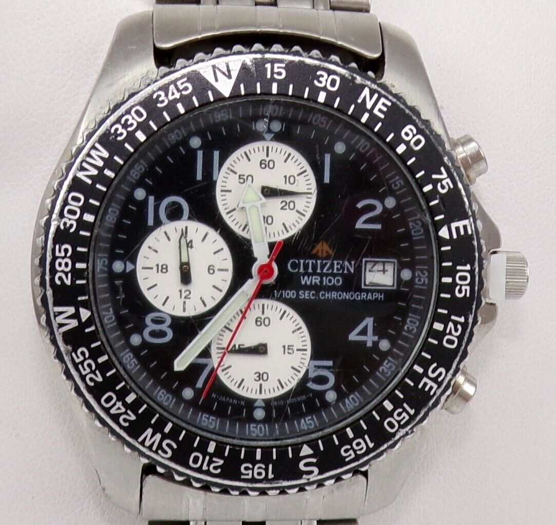 Citizen Promaster 0610-H03299 Reverse Panda Chronograph Men's