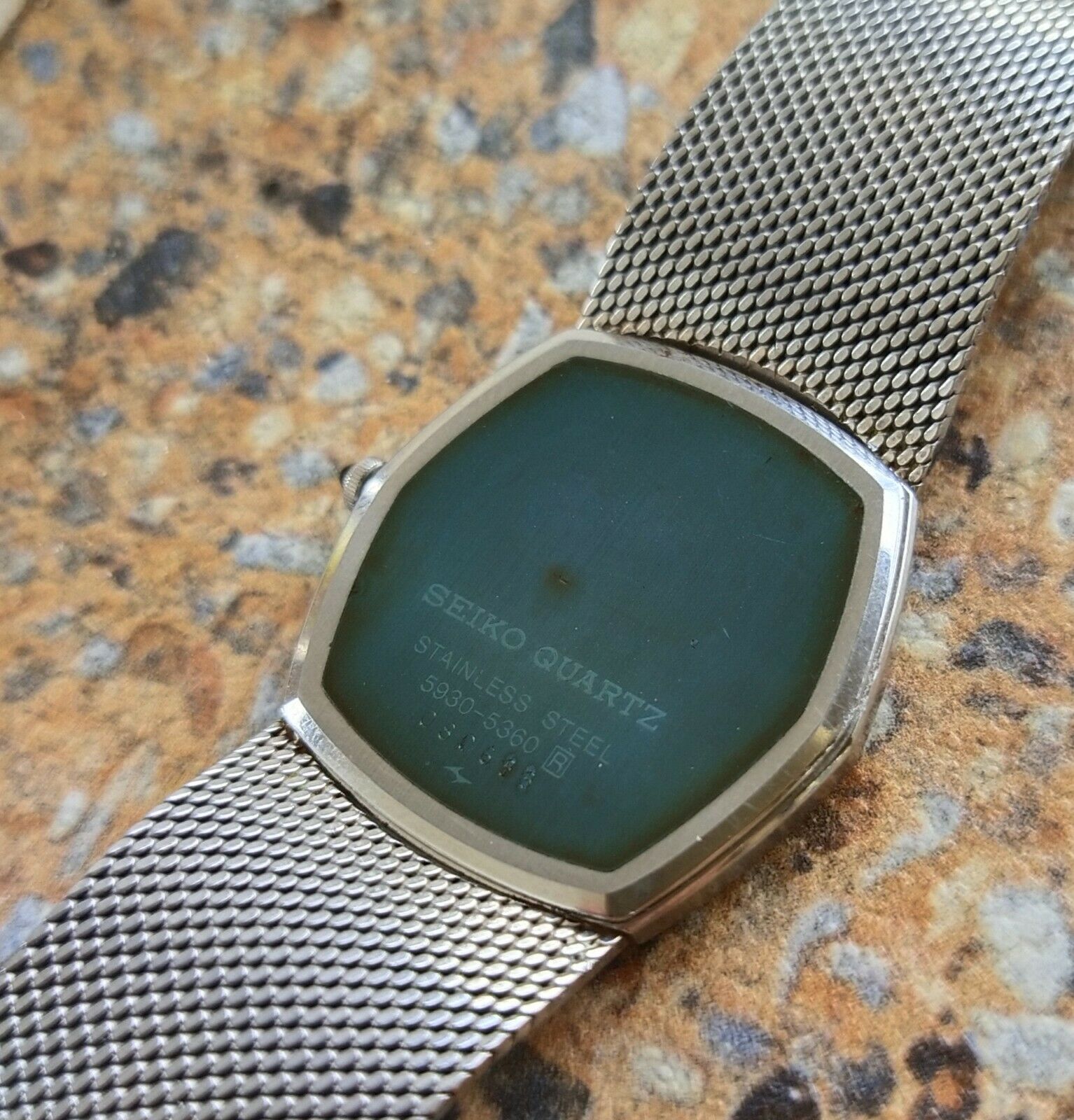 Vintage SEIKO CREDOR 5930-5360 希少青色文字盤 Vintage SEIKO CREDOR 
