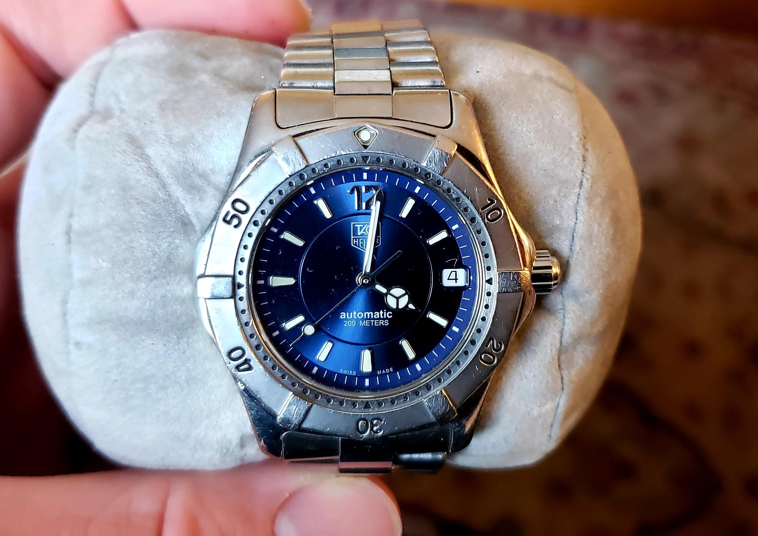 WTS Tag Heuer 2000 Series Professional Automatic WK2117 1 With