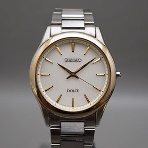 SEIKO DOLCE 8N45-5030 QUARTZ DATEメンズウォッチ Vintage Seiko Dolce 8N45-5030 Quartz Watch from September