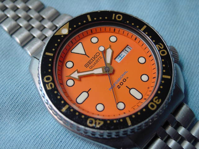 FS:Seiko 7548-701A Orange dial 200m Quartz Diver | WatchCharts