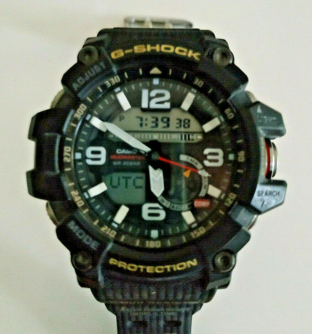 Casio G Shock Gg 1000 Mudmaster Black Digital Watch Watchcharts