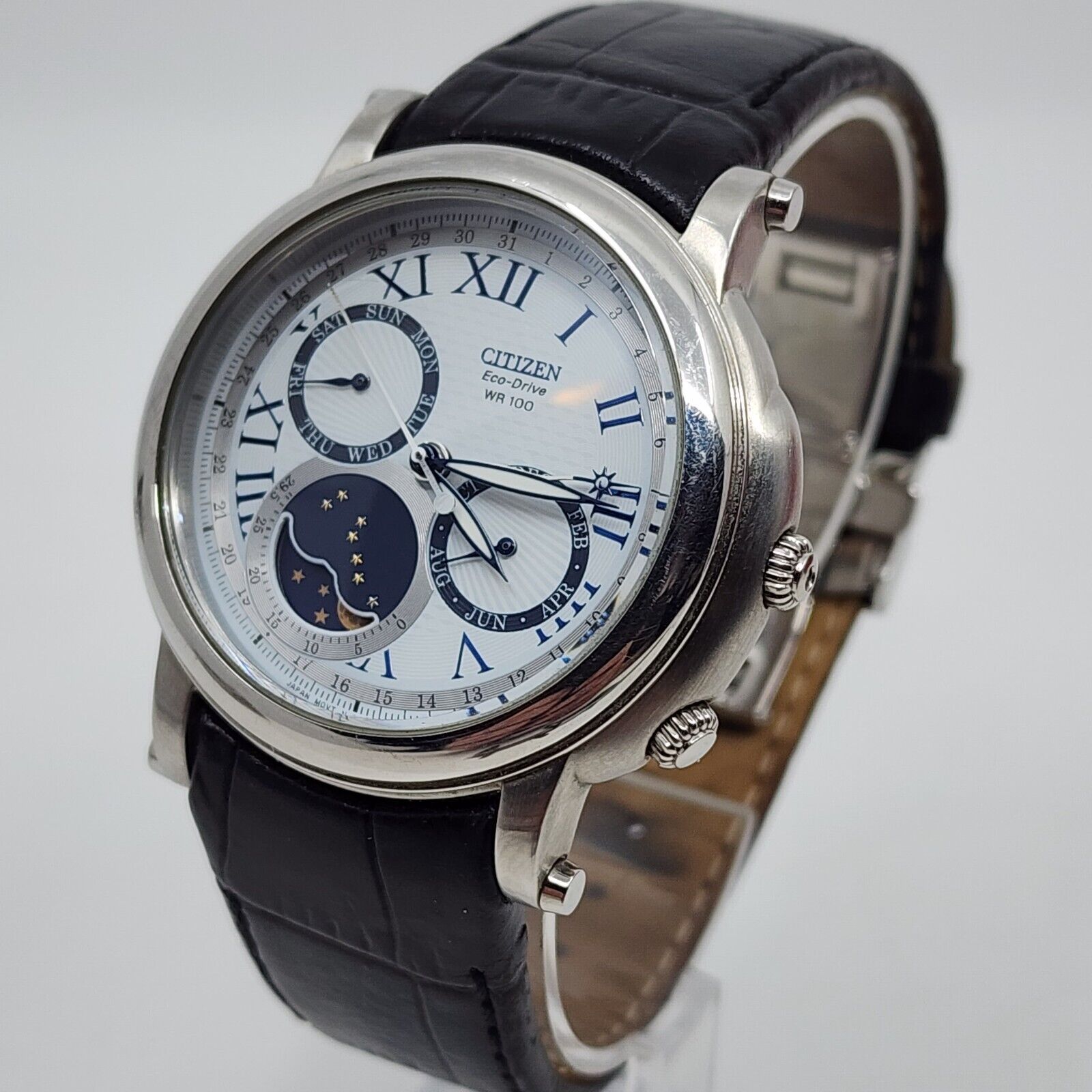 Citizen moon phase hot sale eco drive 8651