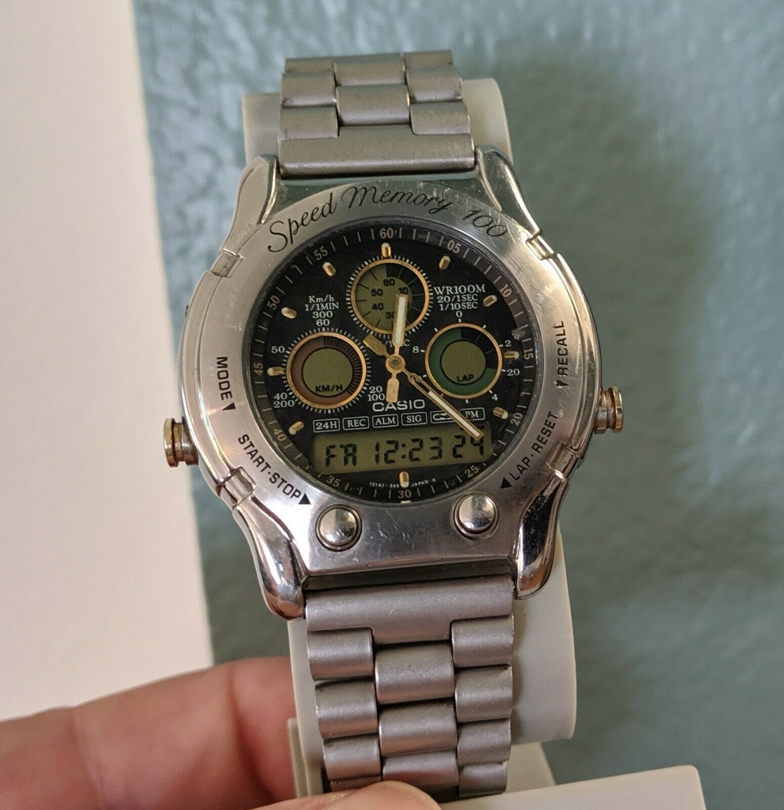 Casio AW-503 Speed Memory 100 - Vintage Analog / Digital Watch Ana