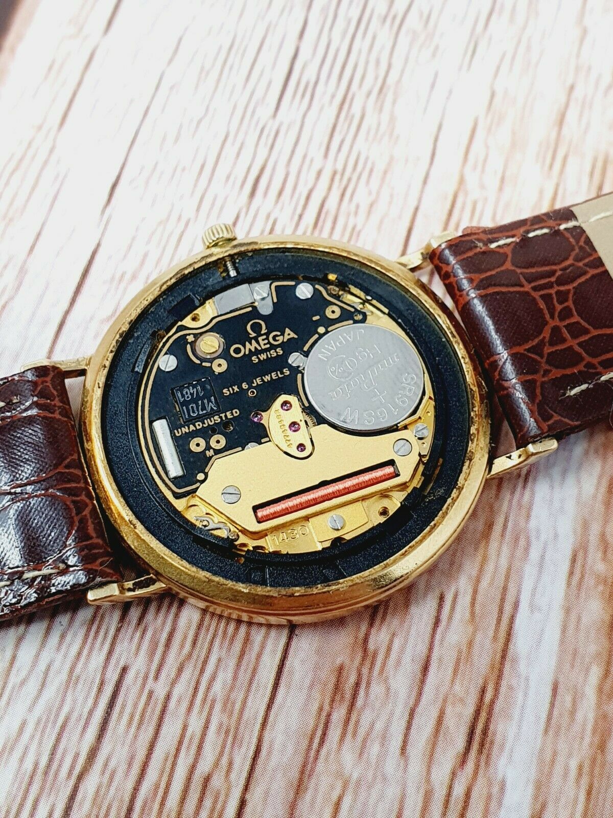 Vintage 18k Solid Gold OMEGA Seamaster Jubilee BA 196.750 MZ Watch