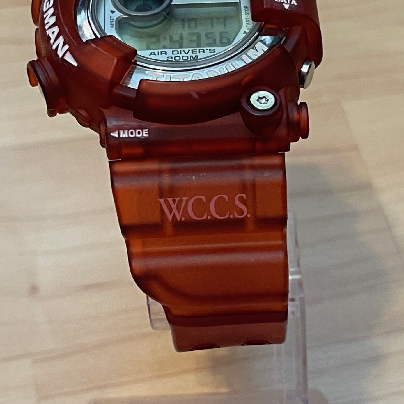 WTS] Casio G-Shock DW-8201WC-7T WCCS Frogman Red Jelly Skeleton