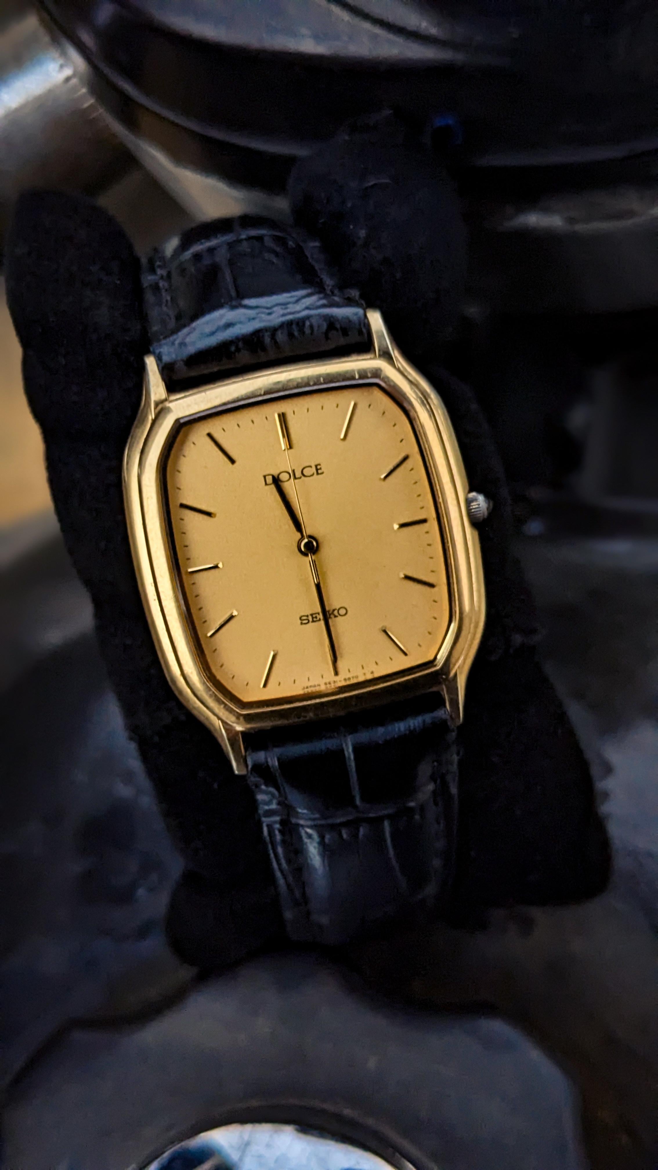 WTS] JDM Seiko Dolce tank vintage 1992 gold plated 5e31-5830 