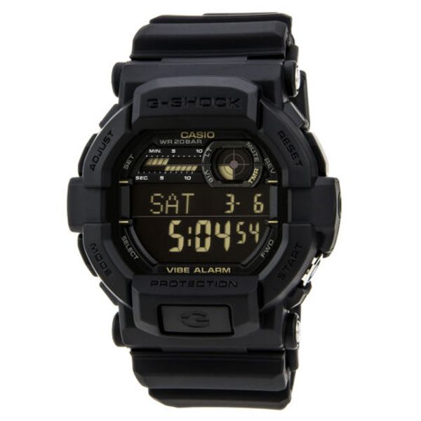 Casio GD350-1B Men's G-Shock Black Digital Dial World Time Vibration ...