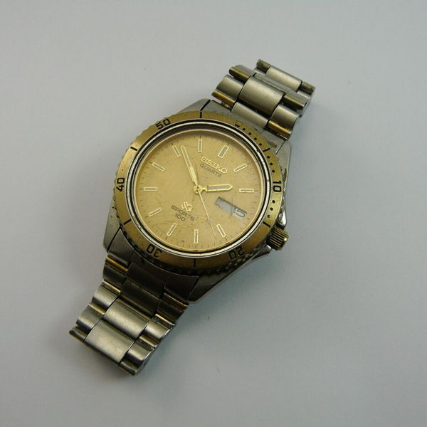 9 START 1983 SEIKO 8123-6090 GENTS QUARTZ DIVERS WRISTWATCH N/W A