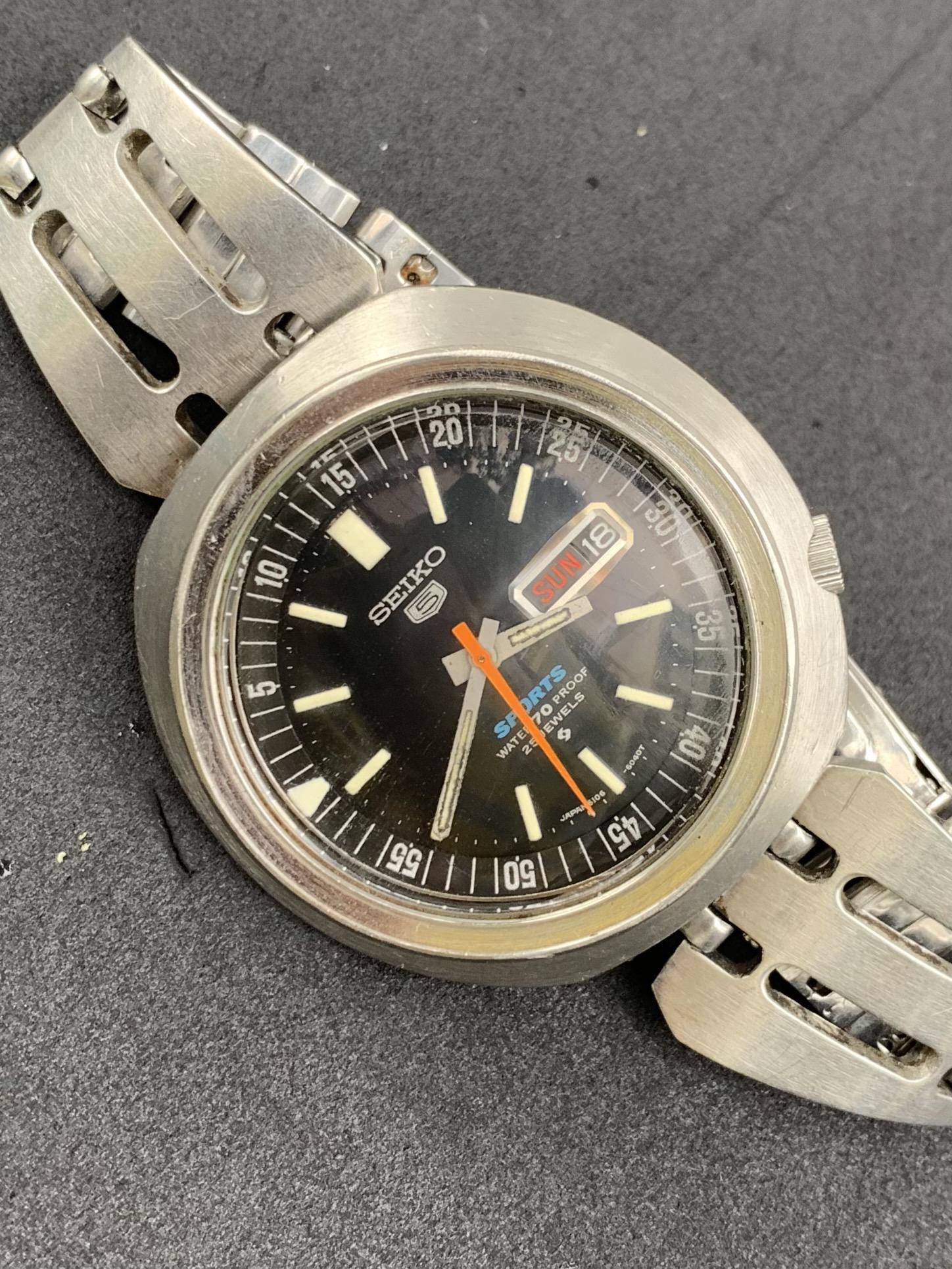 0 Seiko 6106-6040 Sports スポーツ セイコー - 1 | 昭和44年 自動巻 