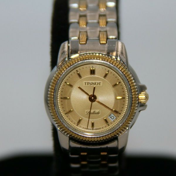VINTAGE TISSOT BALLADE C217/317C WOMEN’S SWISS QUARTZ WATCH SAPPHIRE CRYSTAL WR VINTAGE TISSOT BALLADE C217/317C Bi-Metal Steel Quartz  main image 2