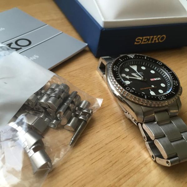 FS Seiko SKX007k w/ StrapCode Super Oyster bracelet excellent