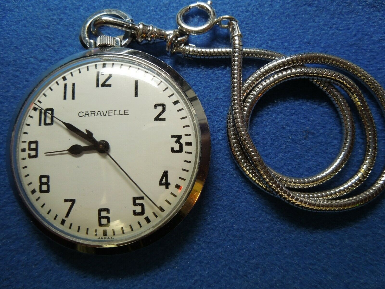 Bulova caravelle pocket clearance watch